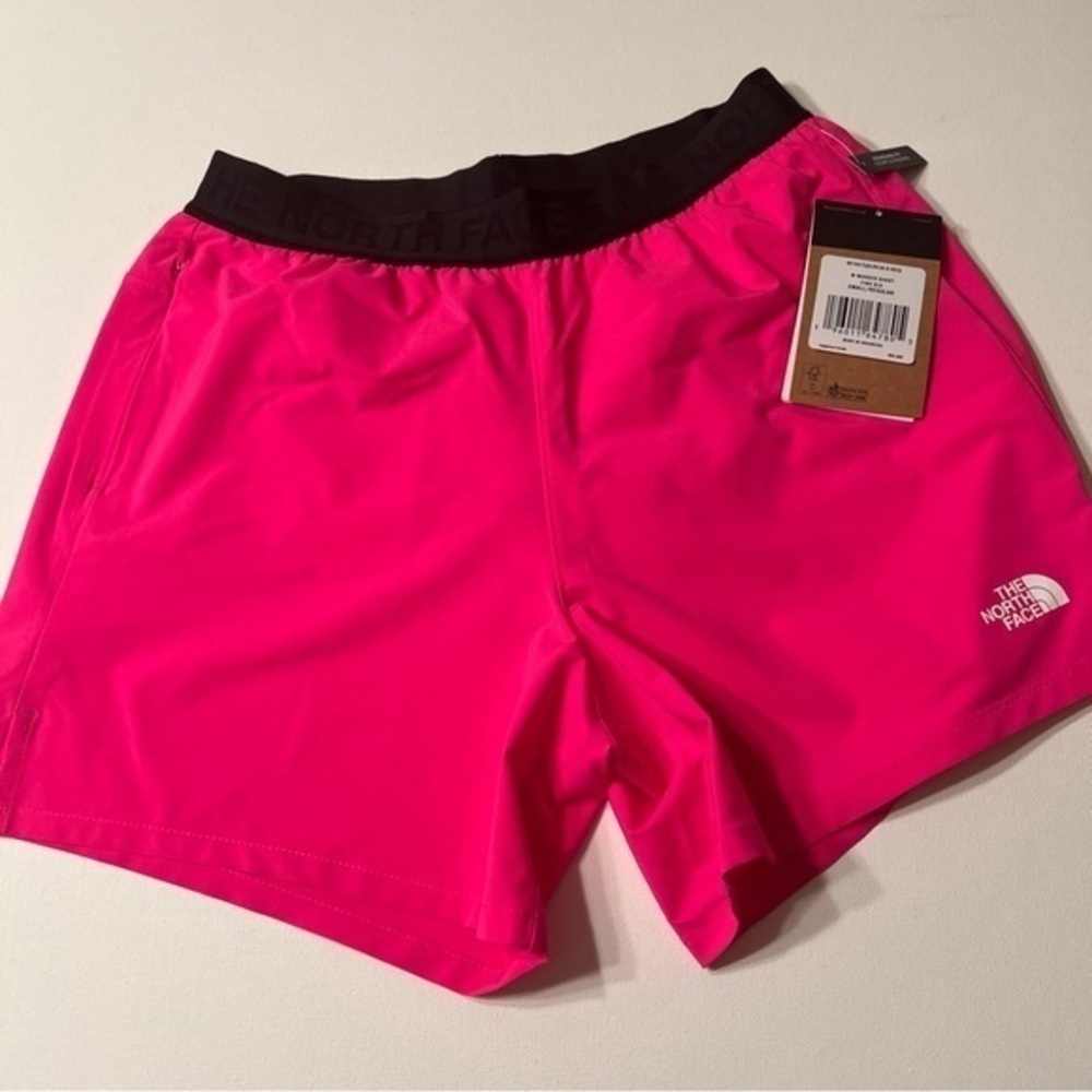 NWT The North Face Women's Wander Pink Glo Shorts With Liner Small Petite🔥 (V)‎